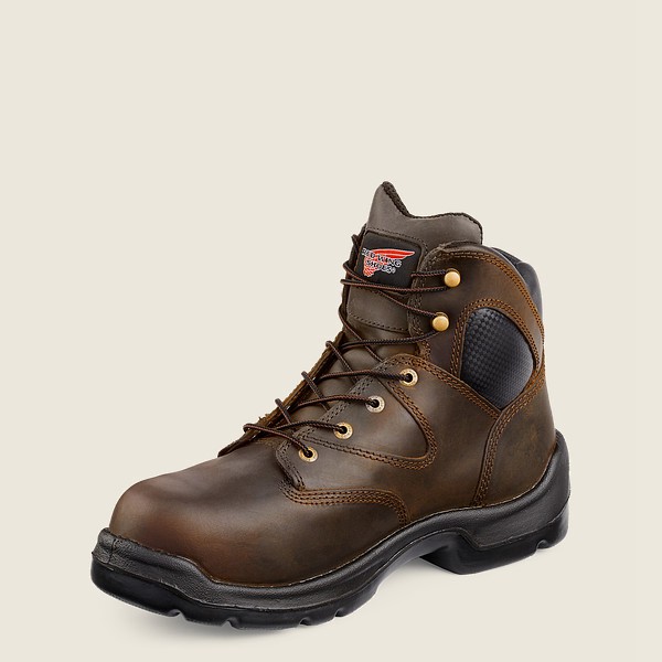 Botas de Seguridad Red Wing Hombre Marrom - Flexbond - 6-Inch Toe Metguard - 576-ITQUAN